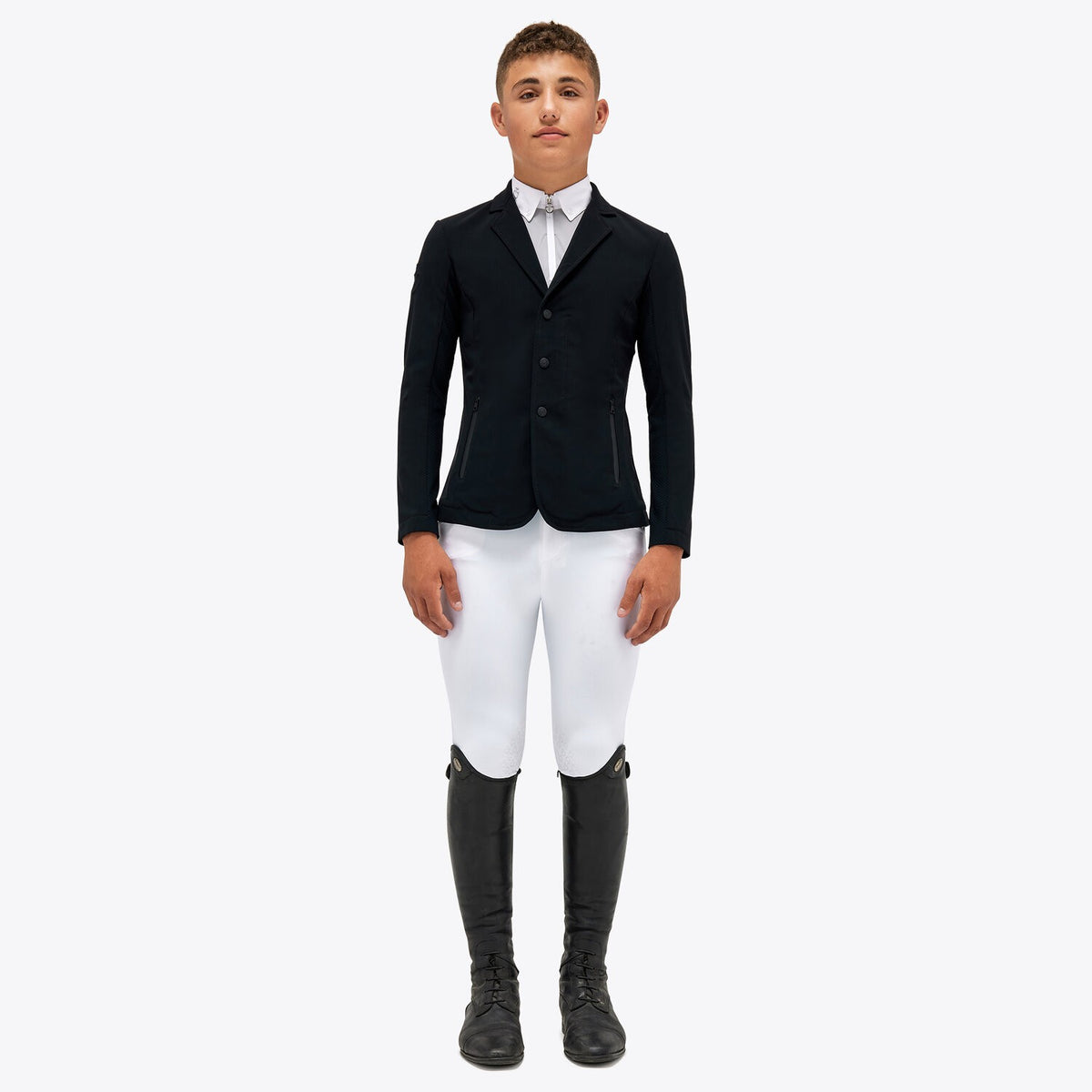 Cavalleria Toscana Boys' Competition Jacket - Black