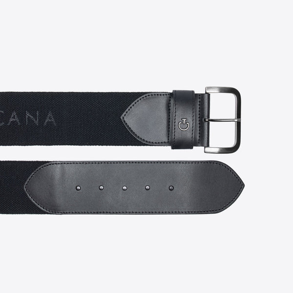 Cavalleria Toscana High-Waist Elastic Belt - Black