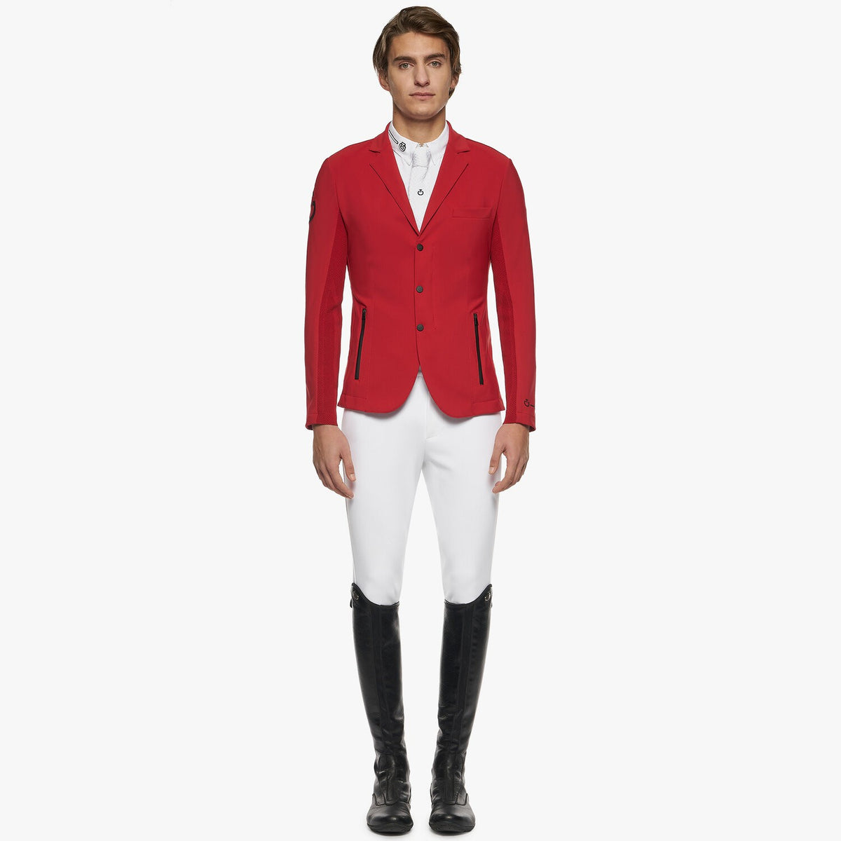 Cavalleria Toscana Men's Revolution Competition Jacket - Red