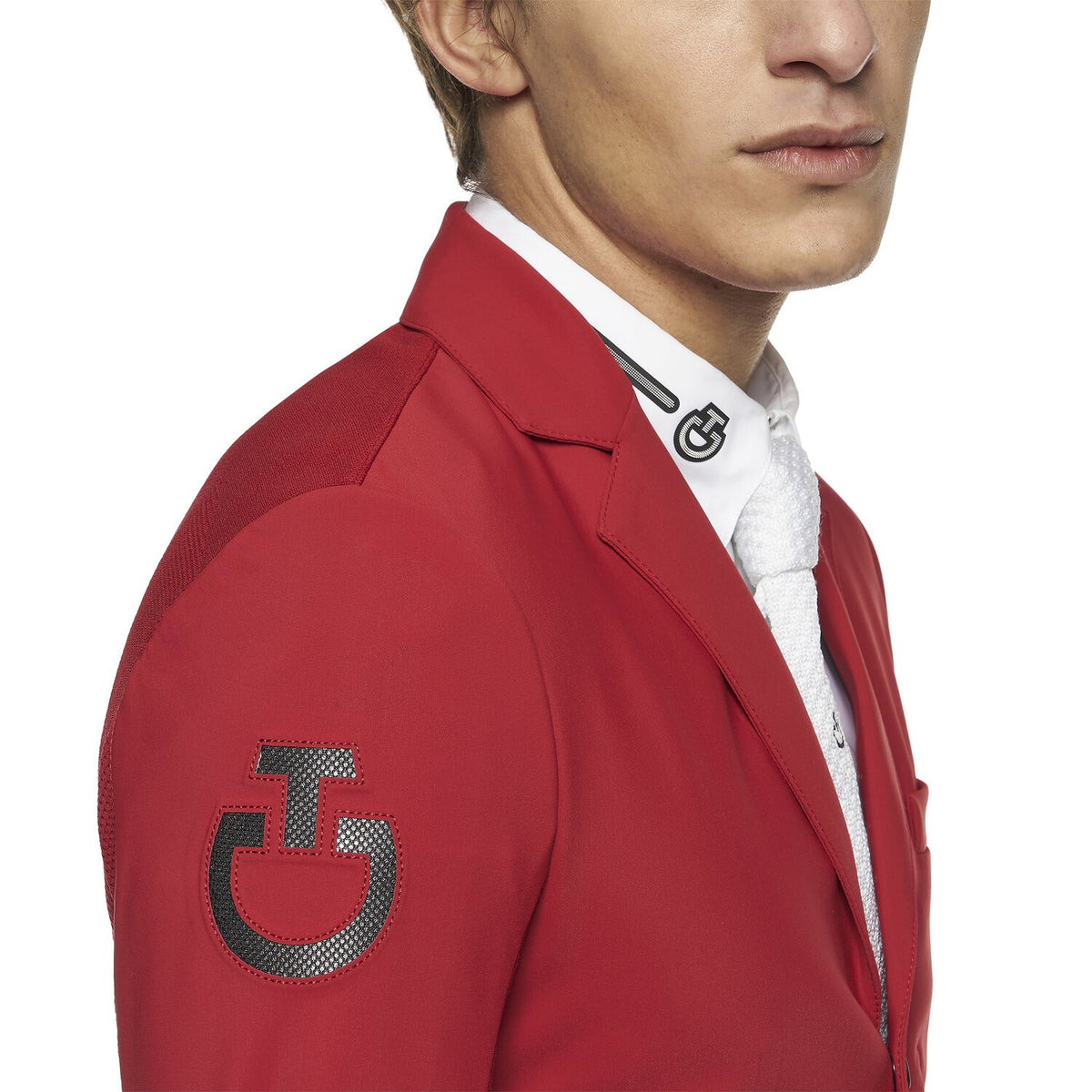 Cavalleria Toscana Men's Revolution Competition Jacket - Red