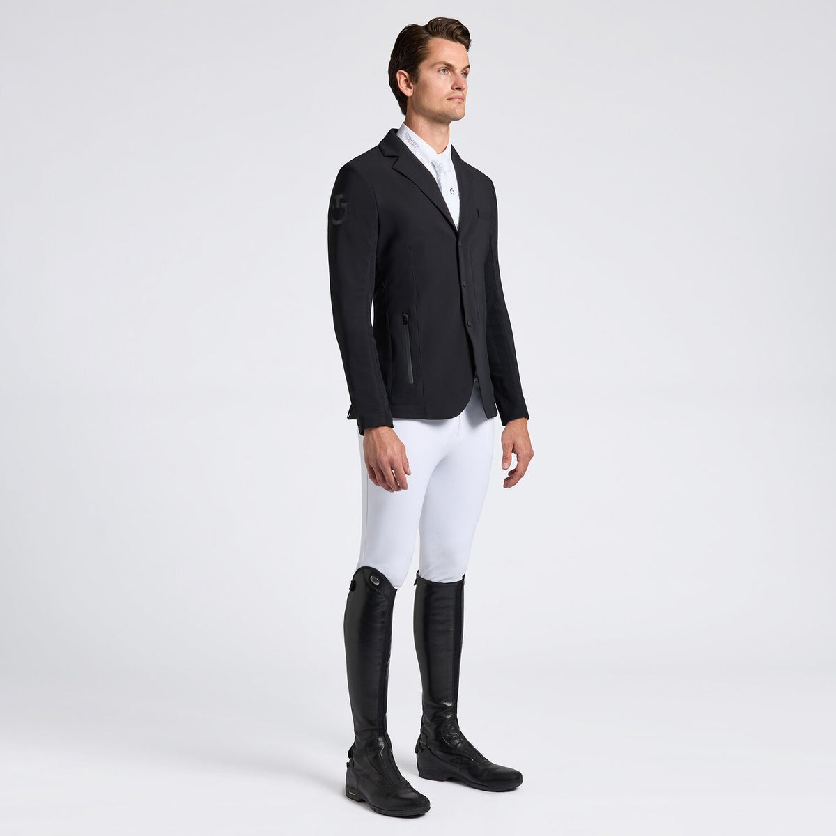 Cavalleria Toscana Men's Revolution Competition Jacket - Black