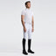 Cavalleria Toscana Men's Short Sleeve Riding Shirt - White