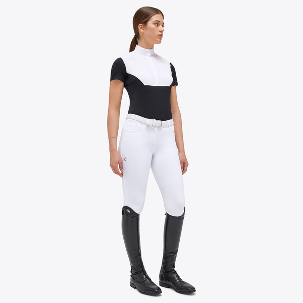 Cavalleria Toscana Women's Competition Shirt - White/Black