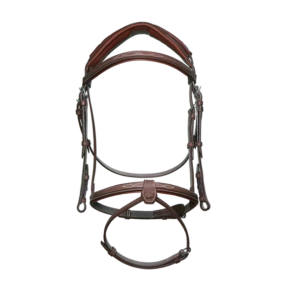 CWD Anatomic French Noseband Bridle with Fancy Stitching