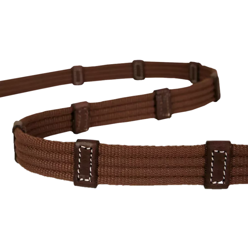CWD Raised Web Reins with Fancy Stitching