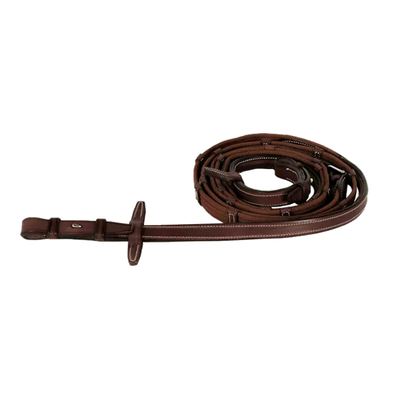 CWD Raised Web Reins with Fancy Stitching