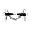 HOMER Tom Thumb Pelham, Jointed Rubber Mouth
