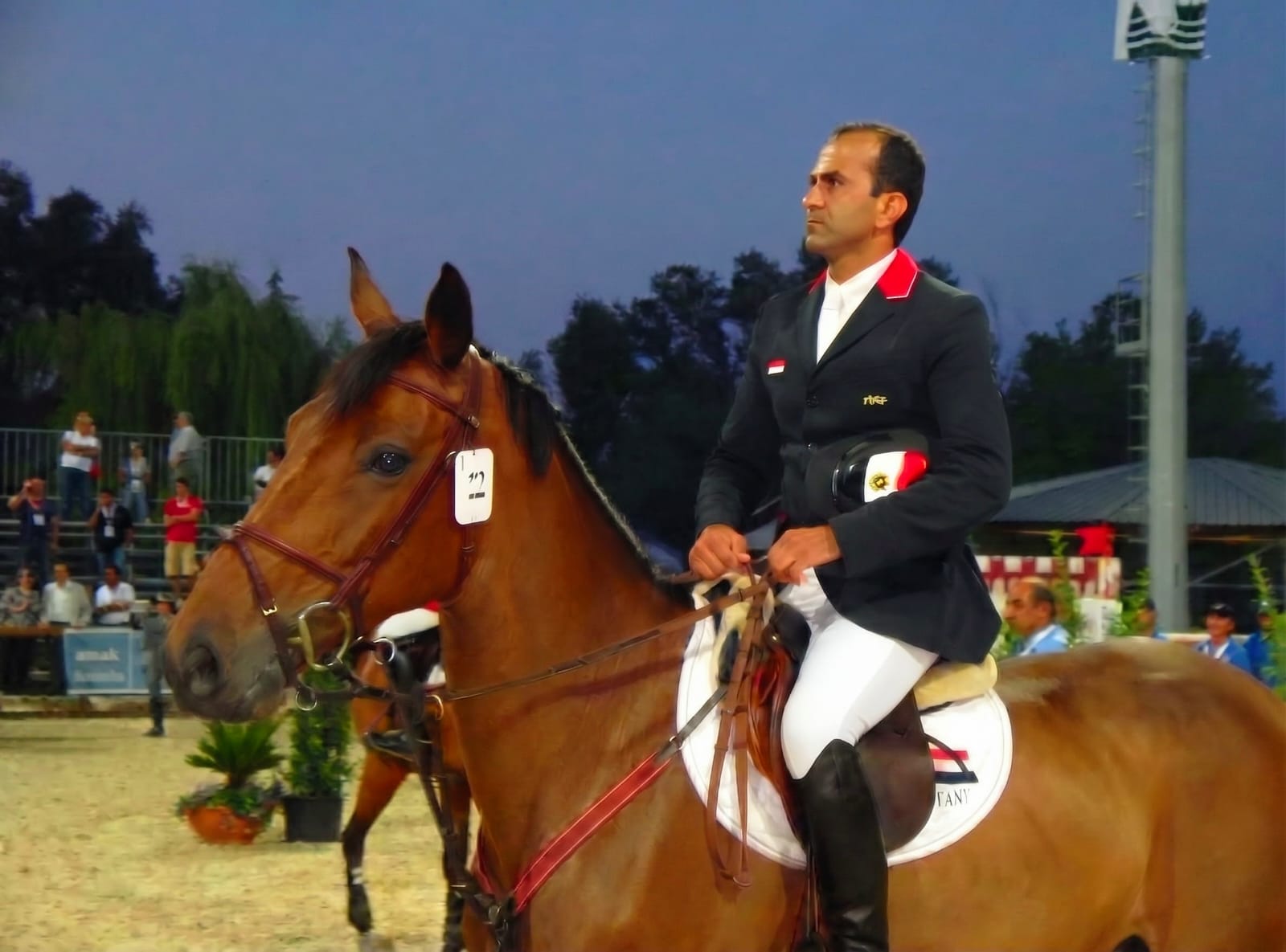 Karim Hamdy riding for Egypt