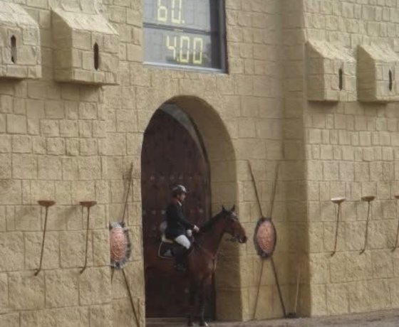 Riding through the gate