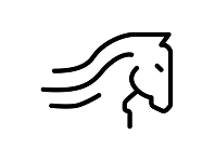 Mane tail care icon