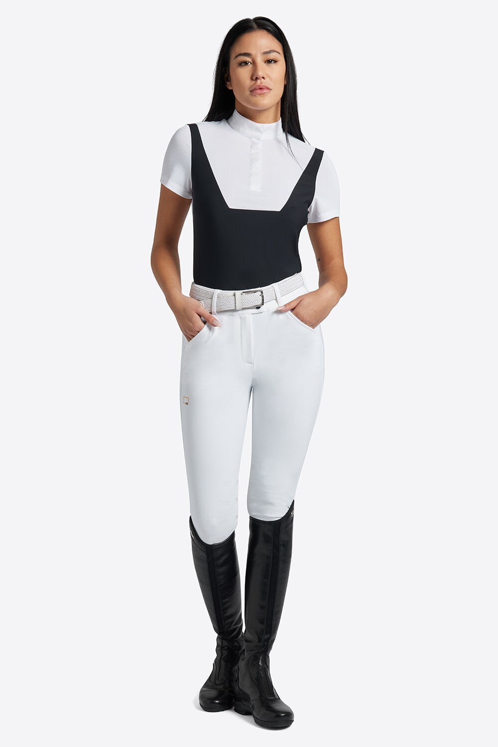 Rider's Gene Women's Competition Polo - Navy Main image