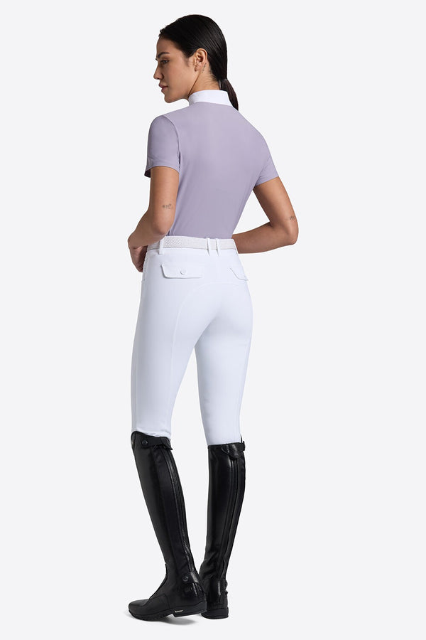 Rider's Gene Women's Short Sleeve Jersey Competition Shirt - Wisteria