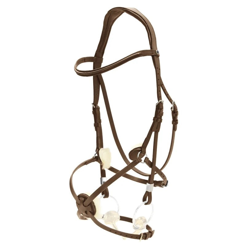 Stübben Sligo Slide&Lock Bridle - ebony/ebony mexican noseband