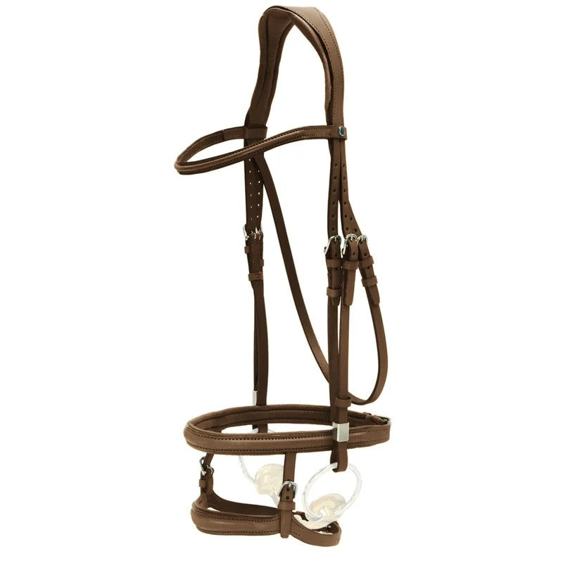 Stübben Sligo Slide&Lock Bridle - ebony/ebony tandem noseband